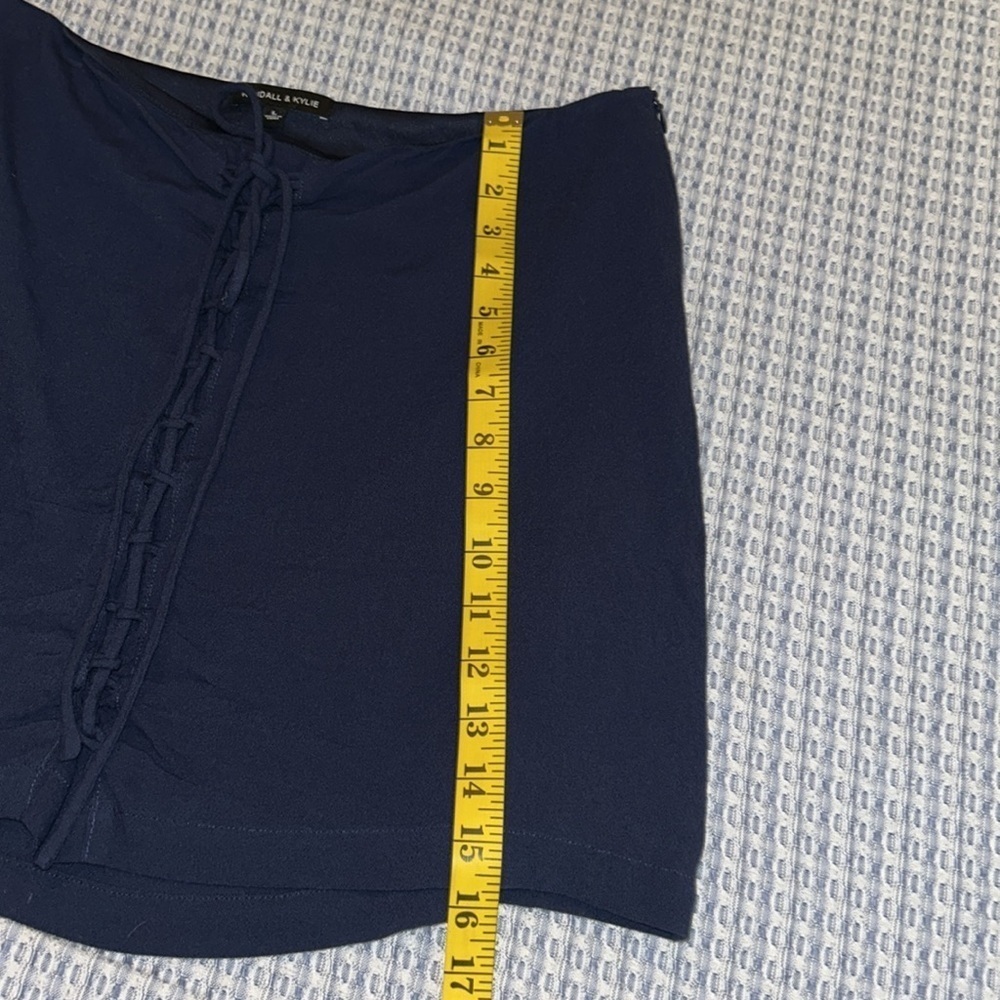 KENDALL & KYLIE lined rayon skirt, size L - Picture 6 of 6